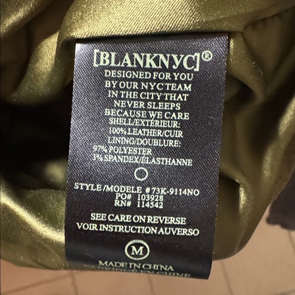 Blank NYC Olive Suede Jacket - Picture 5 of 5
